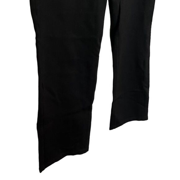 Betabrand Black Petite Stretch Straight Leg Pull On Pants Ponte Knit Career L - Picture 10 of 16